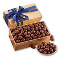 Chocolate Covered Almonds in Gold Gift Box